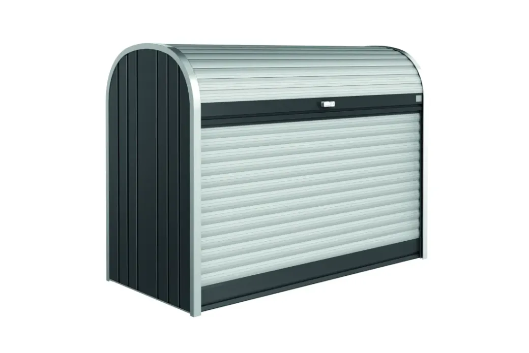 Brico Opbergboxen Tuin-Biohort Opbergbox Storemax 160 Donkergrijs Metallic 78X163Cm