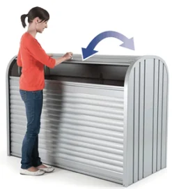 Brico Opbergboxen Tuin-Biohort Opbergbox Storemax 160 Donkergrijs Metallic 78X163Cm