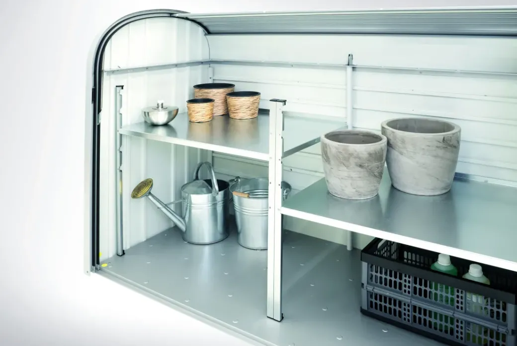 Brico Opbergboxen Tuin-Biohort Opbergbox Storemax 160 Donkergrijs Metallic 78X163Cm
