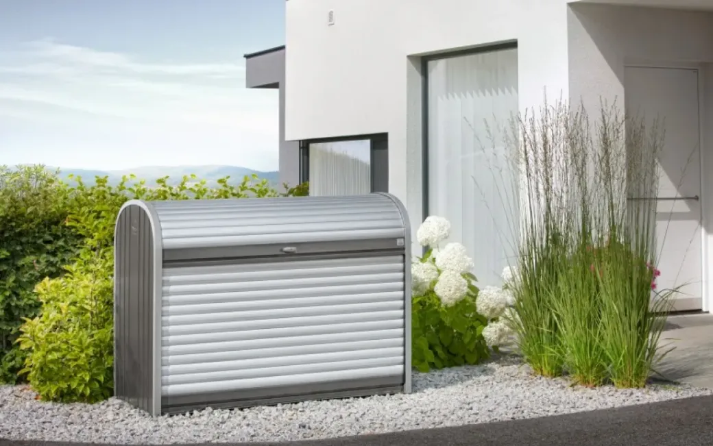 Brico Opbergboxen Tuin-Biohort Opbergbox Storemax 160 Donkergrijs Metallic 78X163Cm