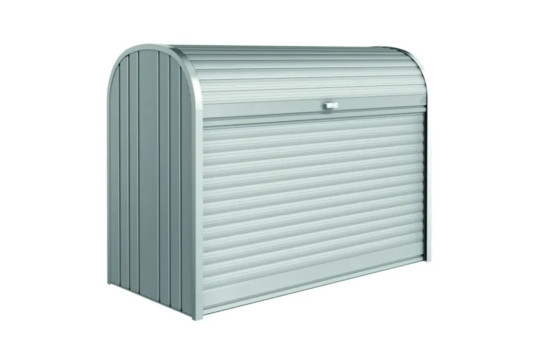 Brico Opbergboxen Tuin-Biohort Opbergbox Storemax 160 Zilver Metallic 78X163Cm