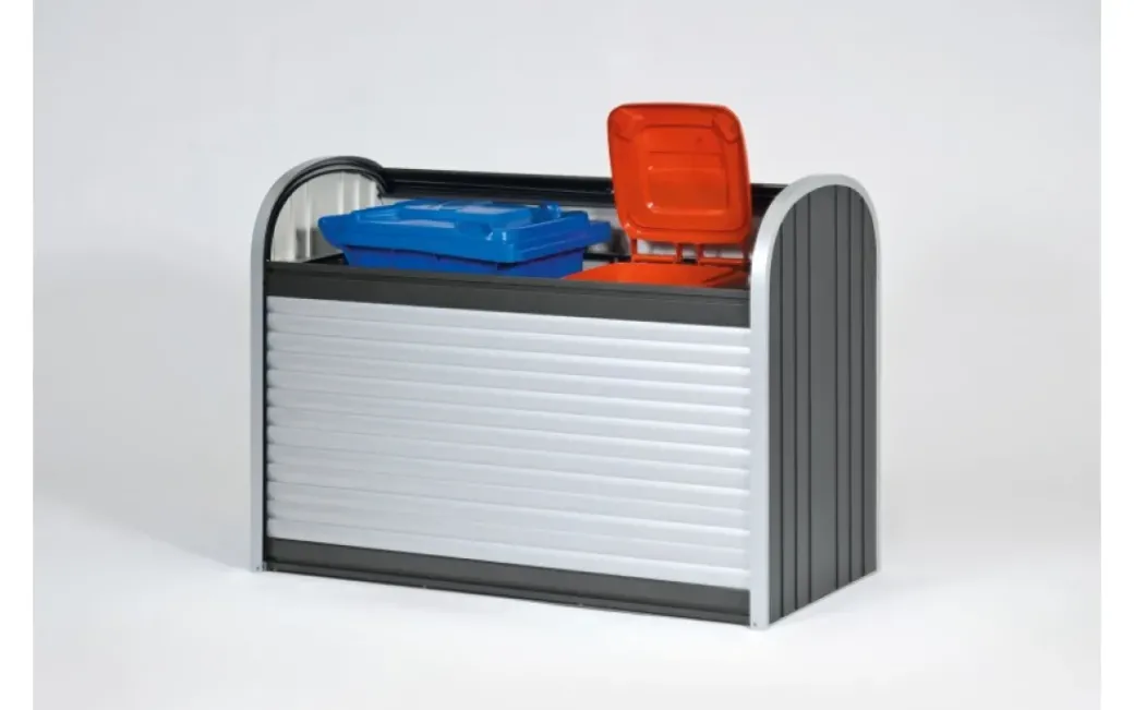 Brico Opbergboxen Tuin-Biohort Opbergbox Storemax 160 Zilver Metallic 78X163Cm