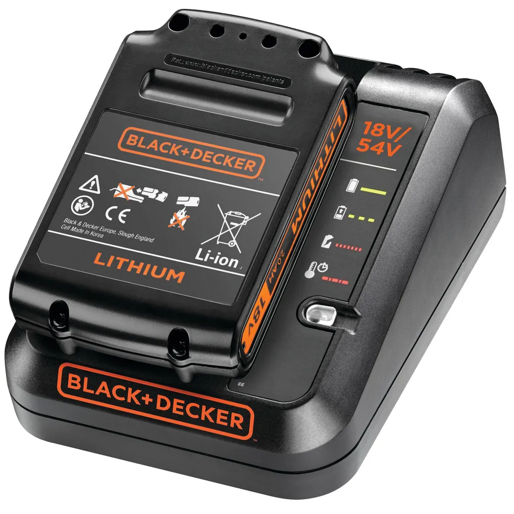 Black+Decker Accu -En Acculader 2A 18V/2,0Ah|Brico Outlet