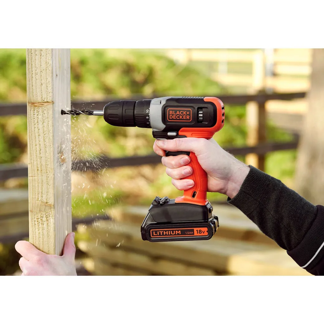 Black+Decker Accuboormachine Bcd001C2-Qw 18V (2 Accu'S)|Brico Clearance