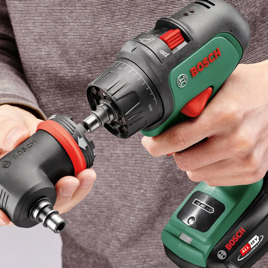 Bosch Accuboormachine Met Klopfunctie Advancedimpact Quicksnap 18V (2 Accu'S)|Brico Online