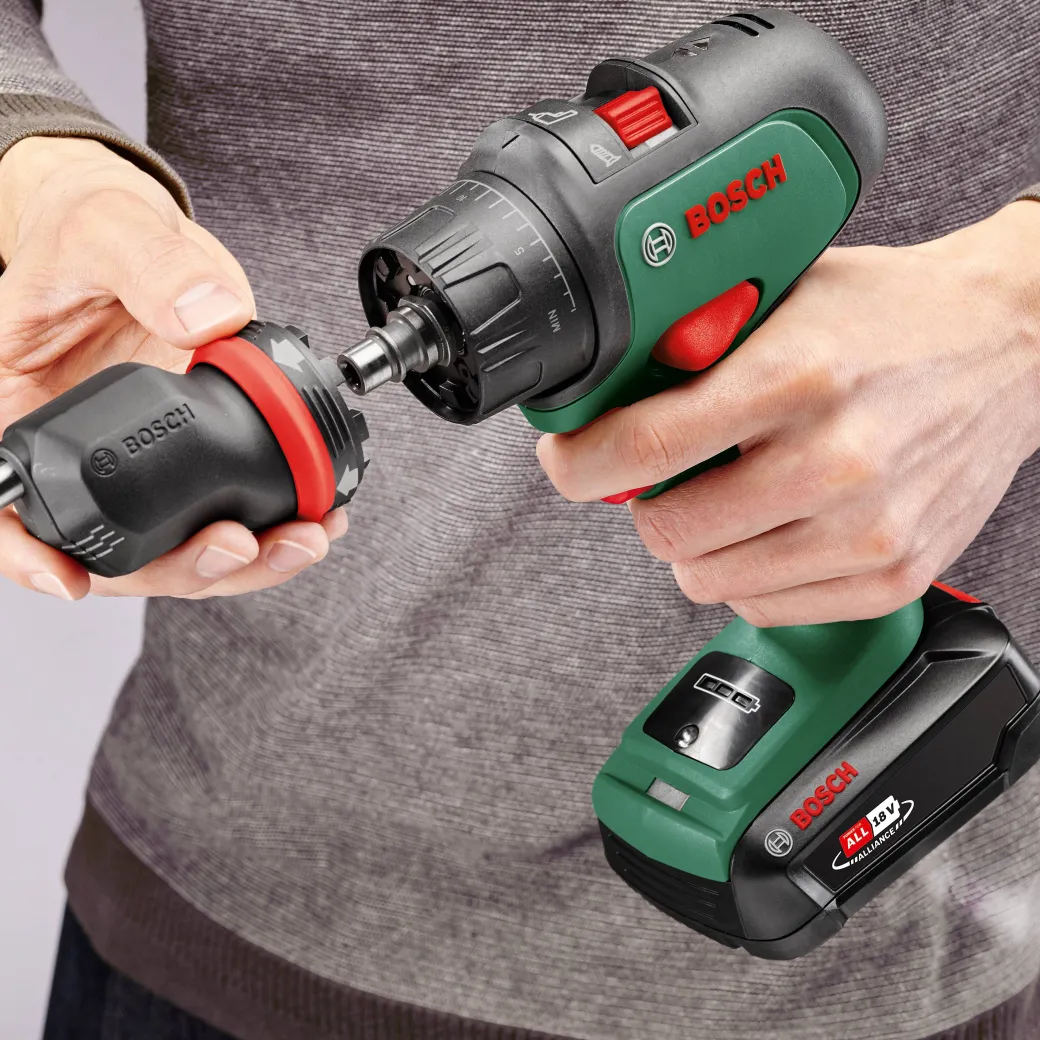 Bosch Accuboormachine Met Klopfunctie Advancedimpact Quicksnap 18V (2 Accu'S)|Brico Online