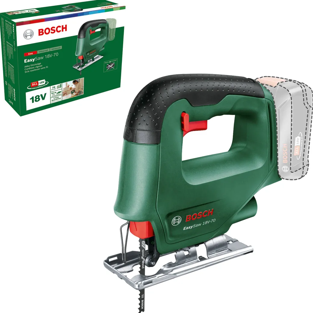 Bosch Accuboormachine Met Klopfunctie + Decoupeerzaag Toolkit 18V (2 Accu'S)|Brico Discount