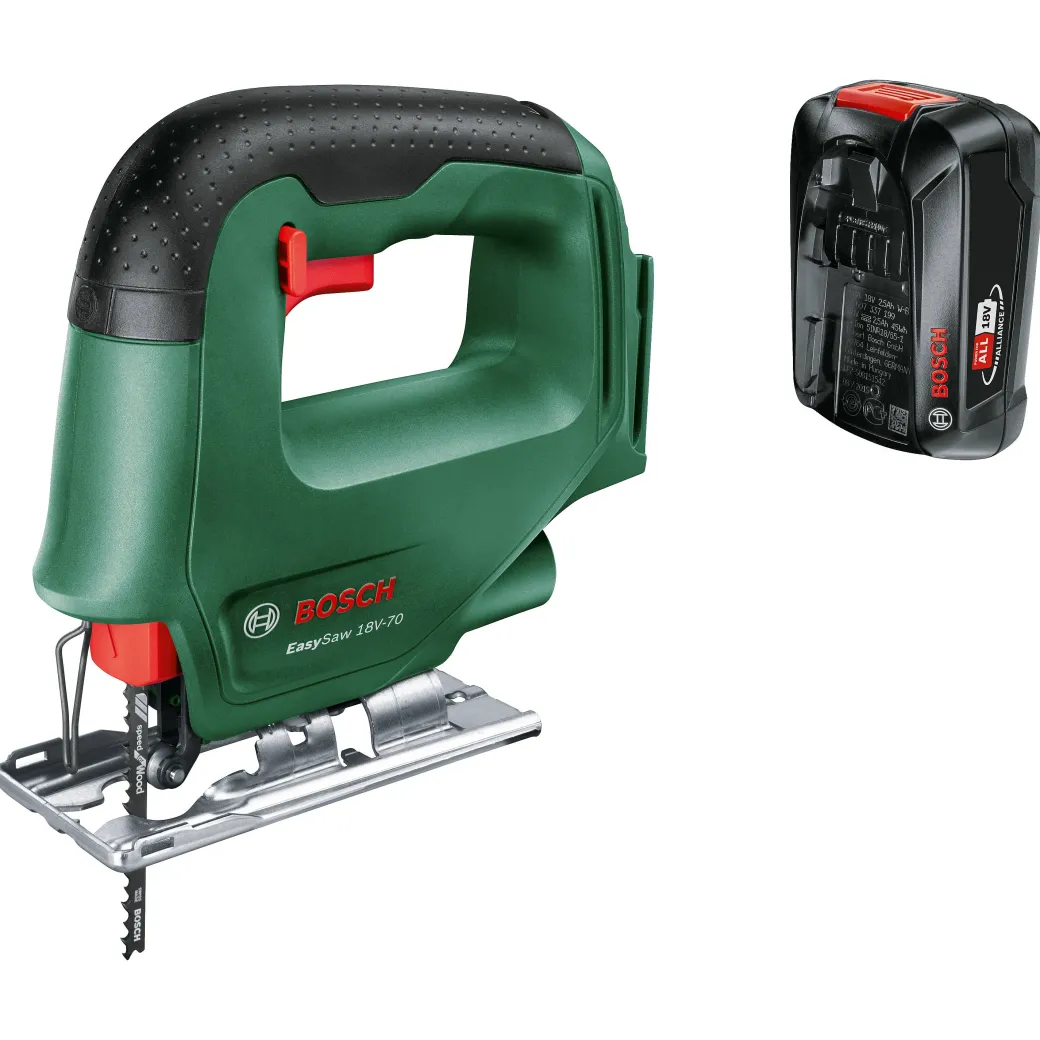 Bosch Accuboormachine Met Klopfunctie + Decoupeerzaag Toolkit 18V (2 Accu'S)|Brico Discount