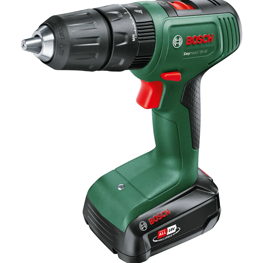 Bosch Accuboormachine Met Klopfunctie Easyimpact-40 18V (2 Accu'S)|Brico New