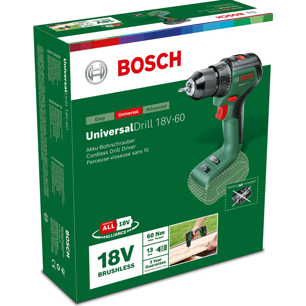 Bosch Accuboormachine Universaldrill-60 18V (Zonder Accu)|Brico Online