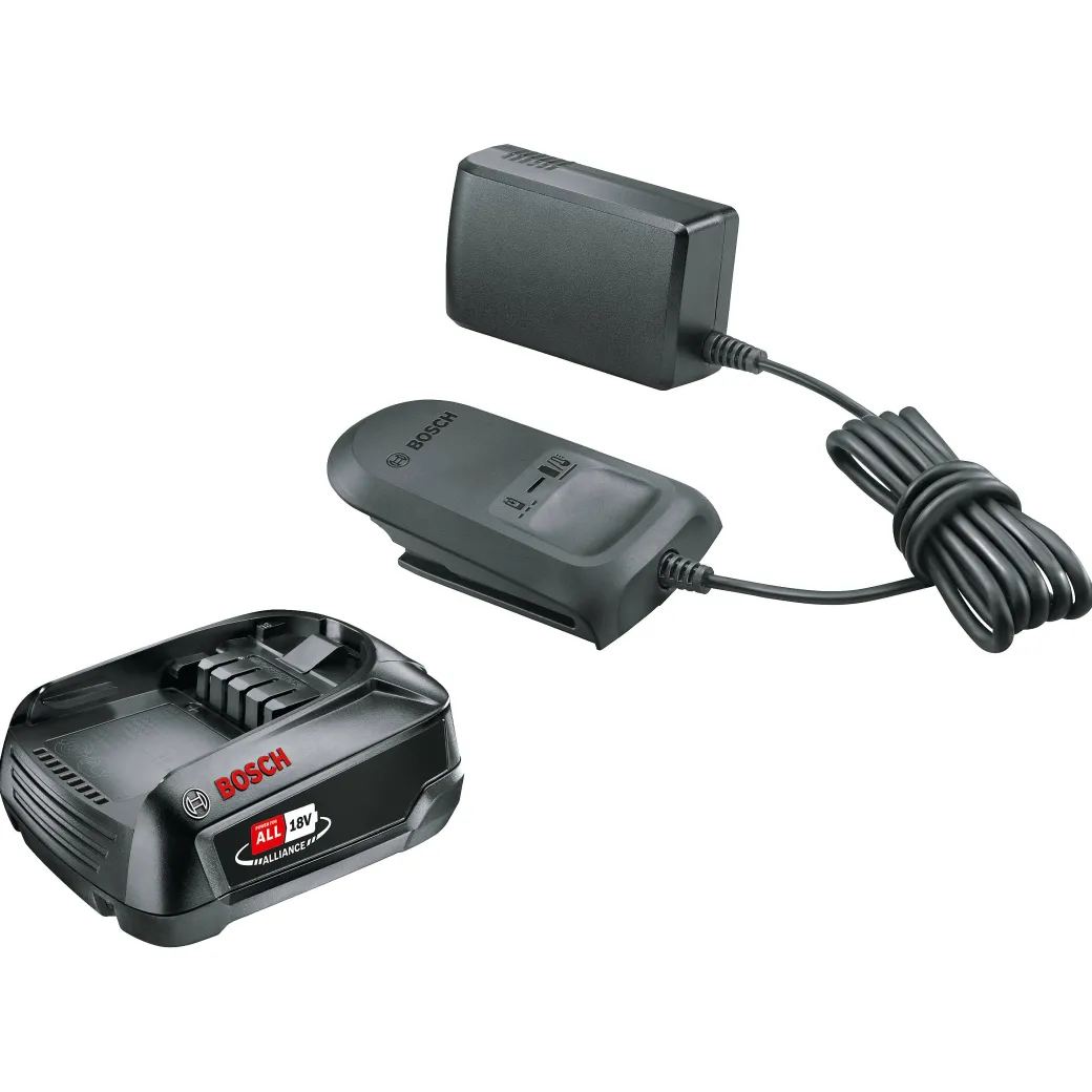 Bosch Batterij + Lader Power For All 18V 2,5Ah|Brico Outlet