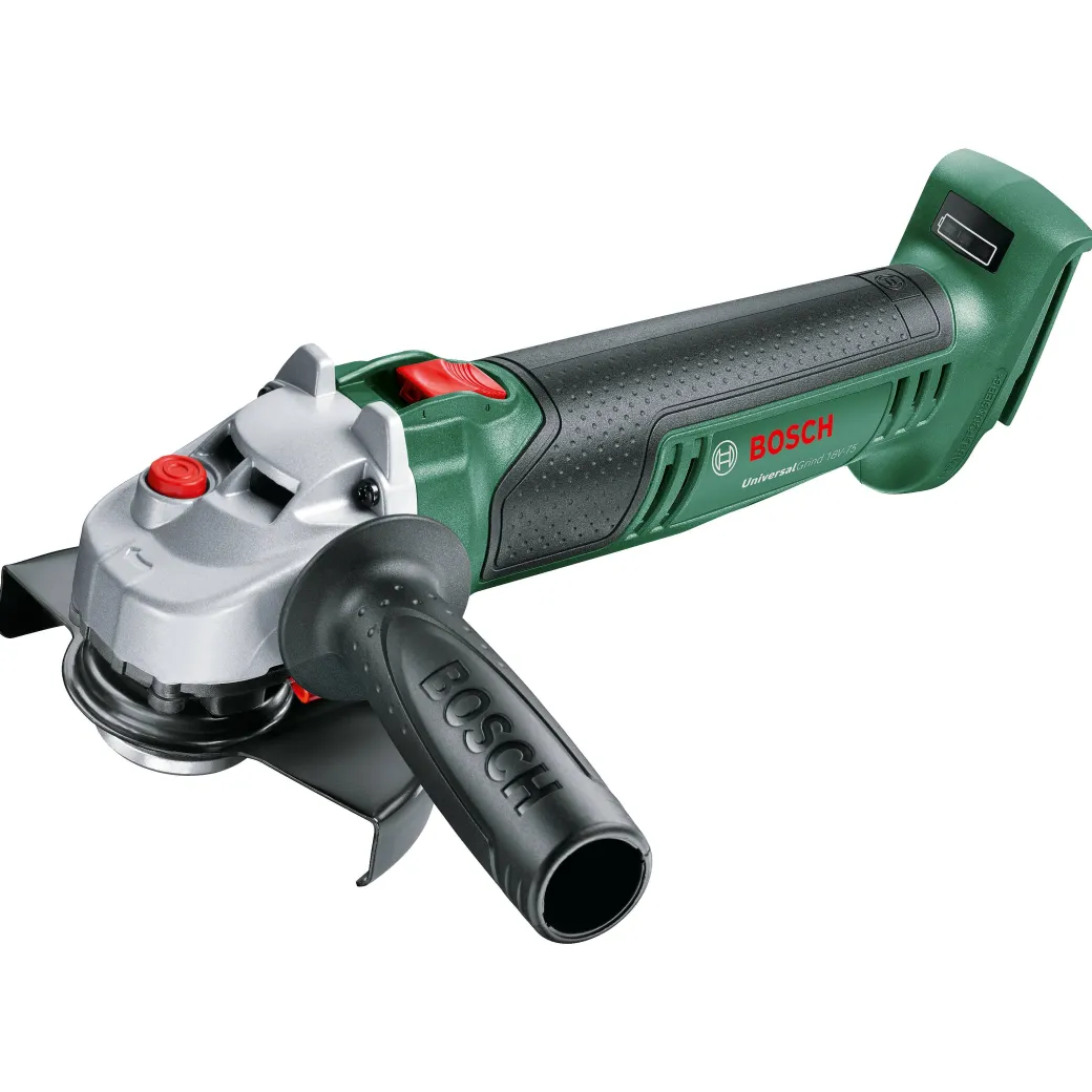 Bosch Haakse Accuslijpmachine Universalgrind 18V-75 Baretool (Beschermkap, Handgreep, (18 V Accu, Lader En Slijpschijf (125 Mm) Niet Meegeleverd))|Brico