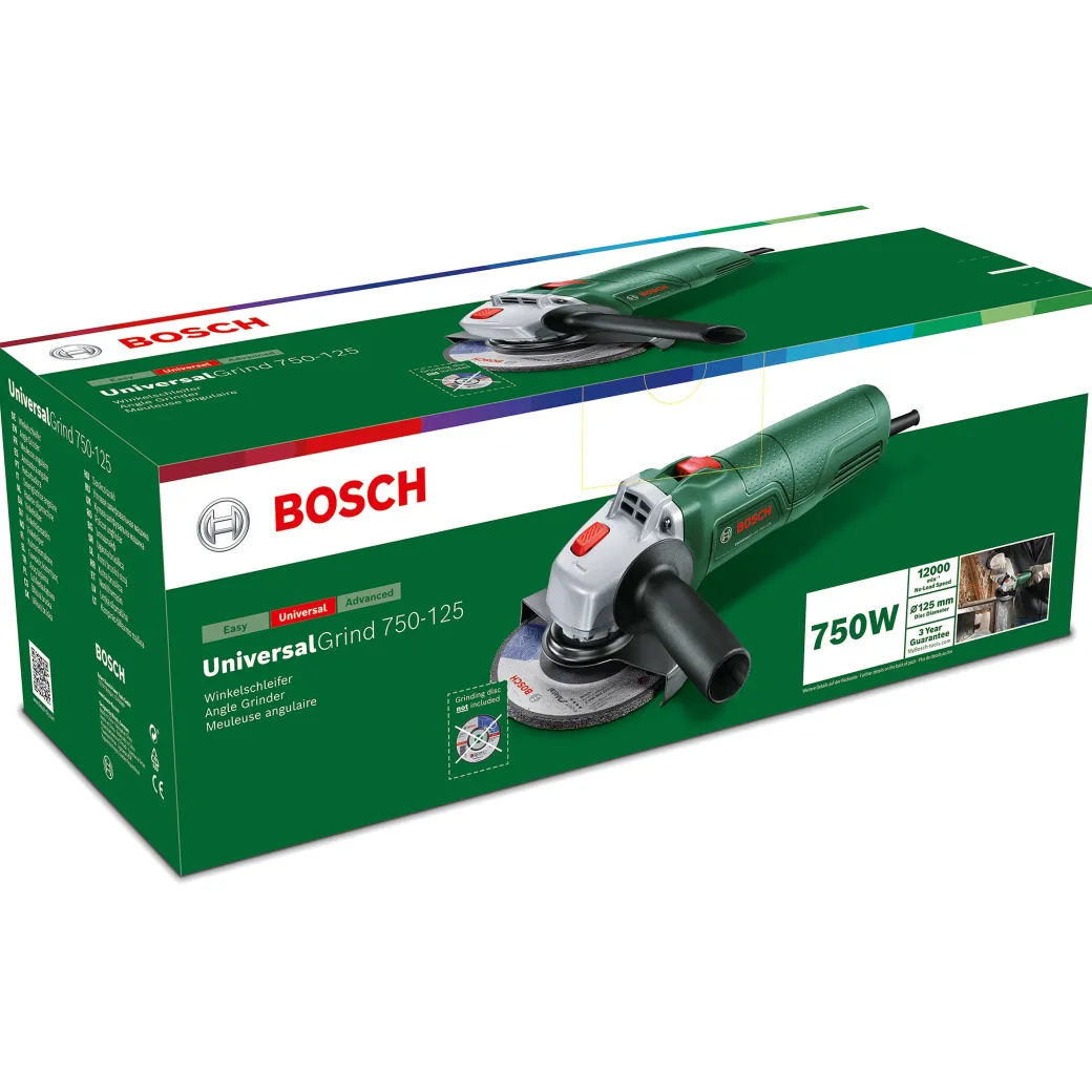 Bosch Haakse Slijper Universalgrind 750-126|Brico Best