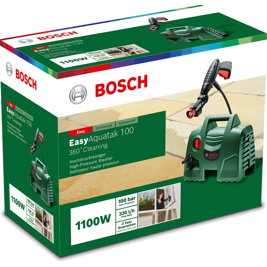 Bosch Hogedrukreiniger Easy Aquatak 100 1200W|Brico New
