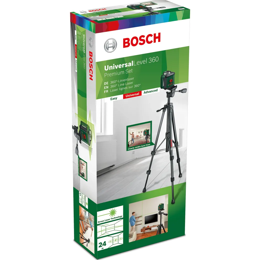 Bosch Kruislijnlaser Premium Universallevel 360°|Brico Sale