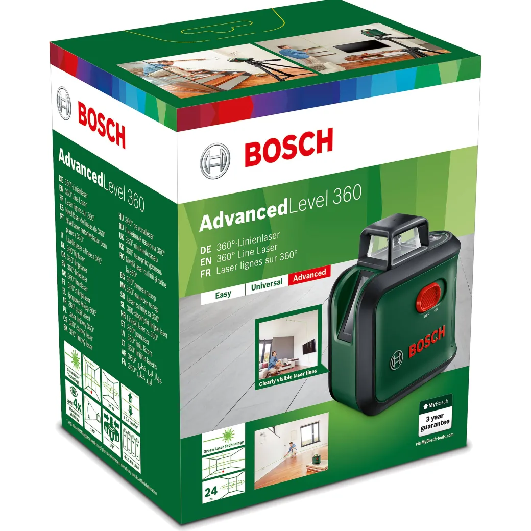 Bosch Lijnlaser Advancedlevel 360|Brico Online