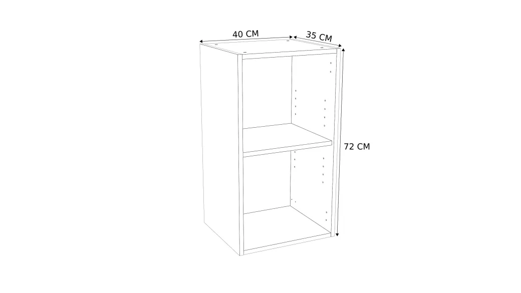Bovenkast Keuken Modulo Wit 40Cm|Brico