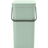 Brabantia Afvalemmer Sort&Go 16L Jade Groen|Brico Discount