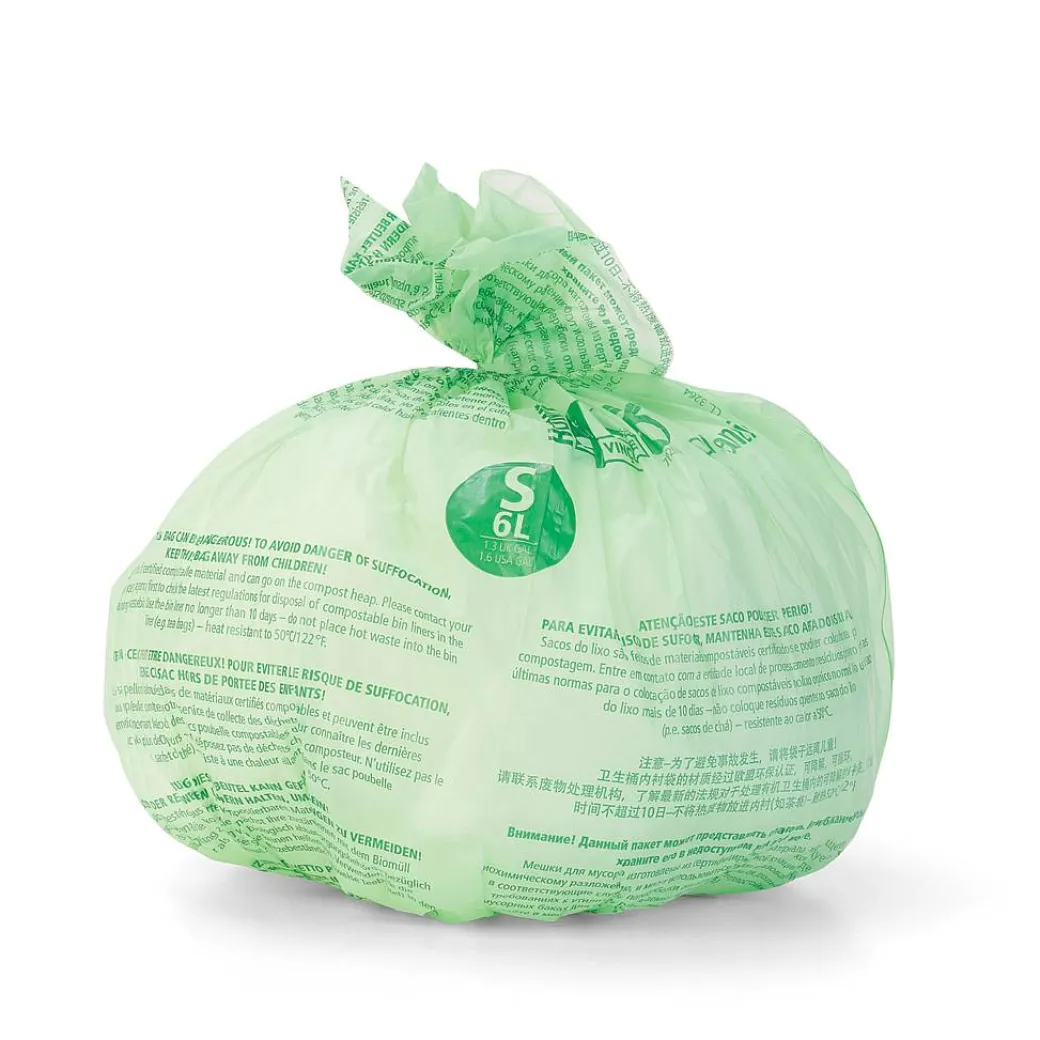 Brabantia Afvalzak Perfectfit S Groen 6L 10 Stuks|Brico New