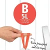 Brabantia Afvalzak Perfectfit B Wit 5L 20 Stuks|Brico Best