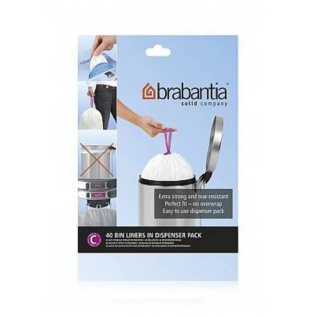 Brabantia Dispenserverpakking 'Maat C' 12L 40 Stuks|Brico Sale