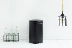 Brabantia Pedaalemmer Newicon Matt Black 20L|Brico Sale