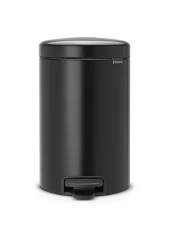Brabantia Pedaalemmer Newicon Matt Black 12L|Brico Outlet