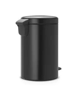 Brabantia Pedaalemmer Newicon Matt Black 12L|Brico Outlet