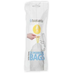 Brabantia Perfectfit Afvalzak Met Trekbandsluiting Code A 3L 20 Stuks/Rol Recycled|Brico Online