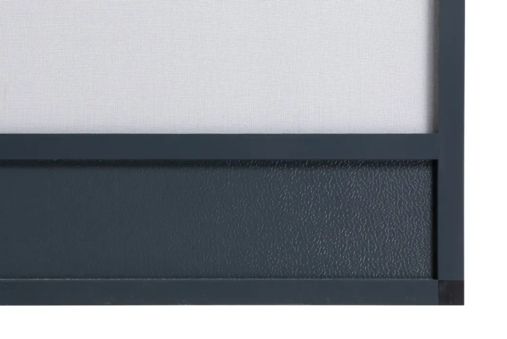 Brico Vliegendeuren-Cando Hordeur Comfort - Magnetische Hordeur - Antraciet Profiel - Grijs Gaas - 100X235Cm