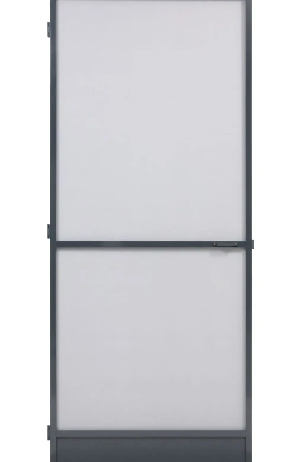 Brico Vliegendeuren-Cando Hordeur Comfort - Magnetische Hordeur - Antraciet Profiel - Grijs Gaas - 100X235Cm