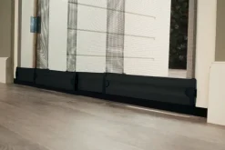 Brico Vliegendeuren-Cando Horgordijn Standaard - Grijs Profiel - Grijs Gaas - 95X235Cm