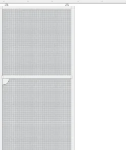 Brico Vliegendeuren-Cando Schuifhordeur Standard Wit 120X240Cm