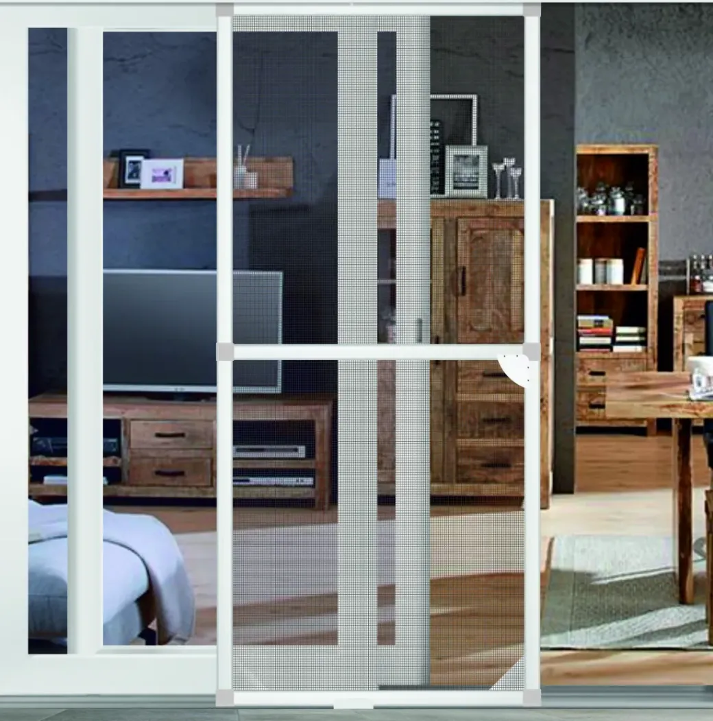 Brico Vliegendeuren-Cando Schuifhordeur Standard Wit 120X240Cm