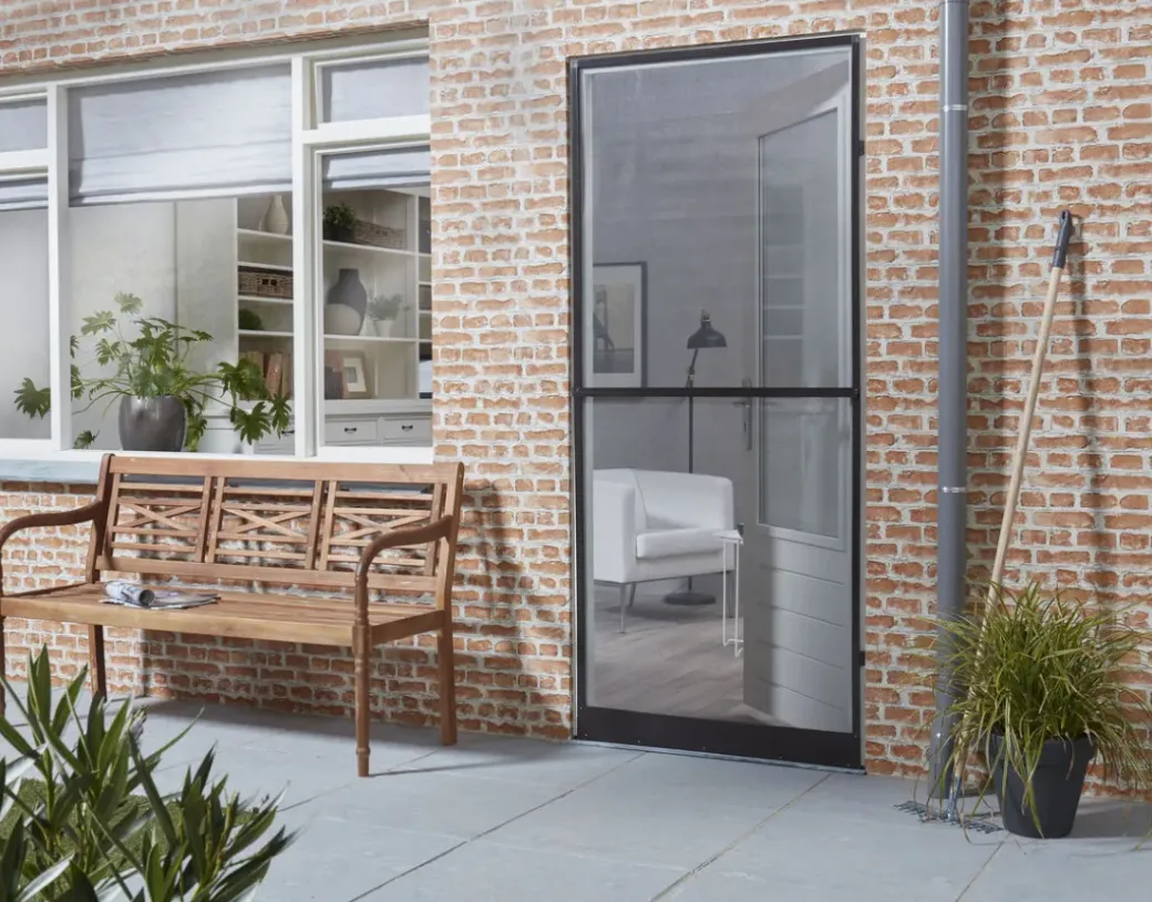 Brico Vliegendeuren-Cando Vliegendeur Standard Antraciet 92X212Cm