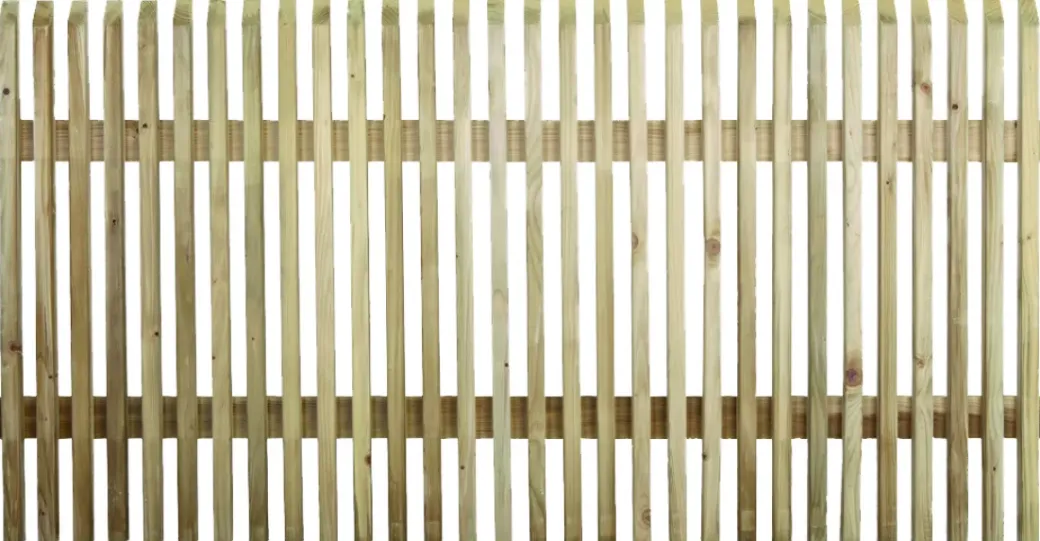 Brico Tuinschermen En Poorten-Cartri Tuinpoort Cordoba Rood Naaldhout 180X5X90Cm
