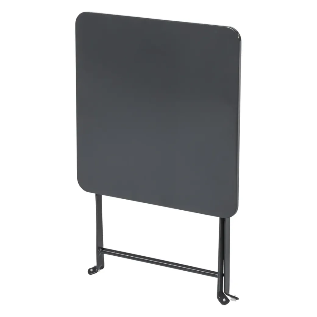 Brico Tuintafels-Central Park Bijzet Tuintafel Mini Stacy Staal Antraciet 40X40X45Cm