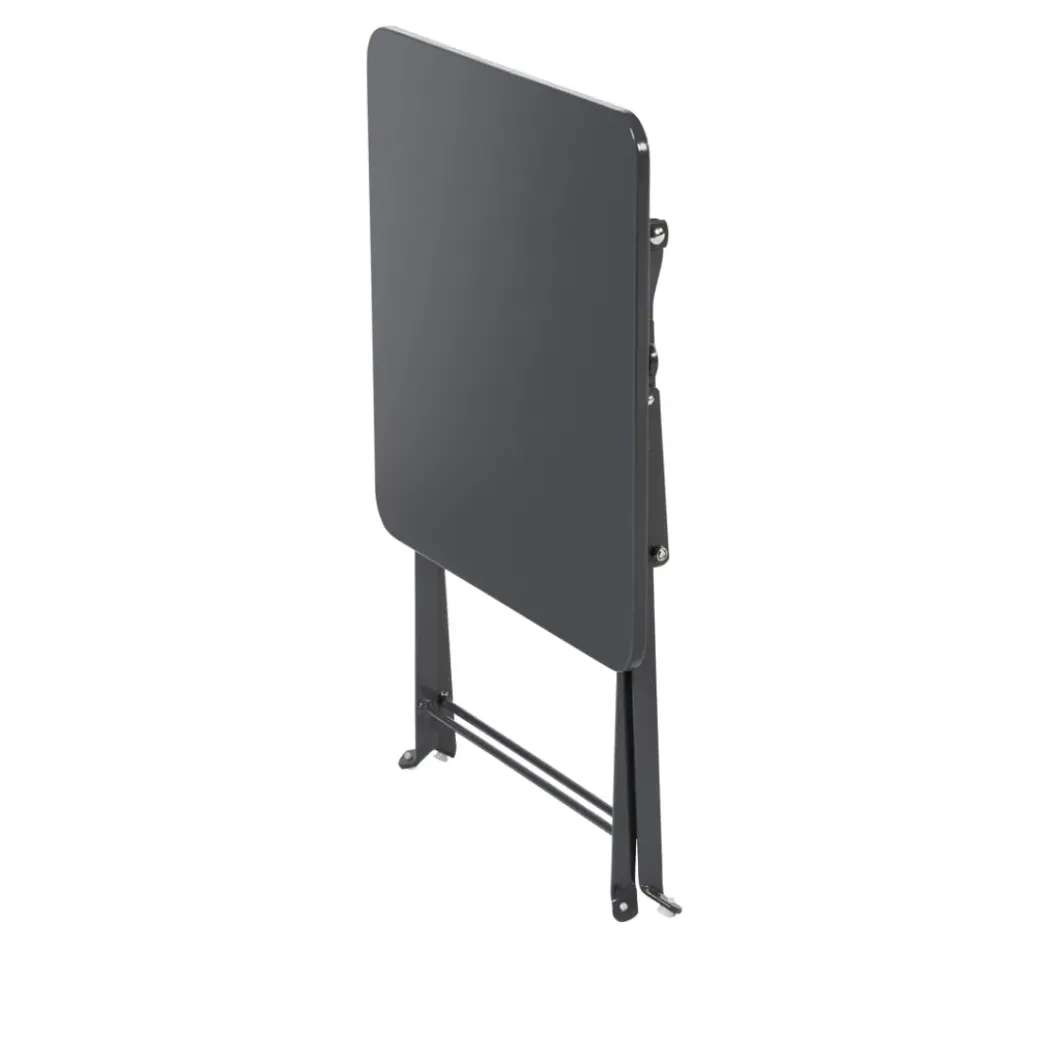 Brico Tuintafels-Central Park Bijzet Tuintafel Mini Stacy Staal Antraciet 40X40X45Cm
