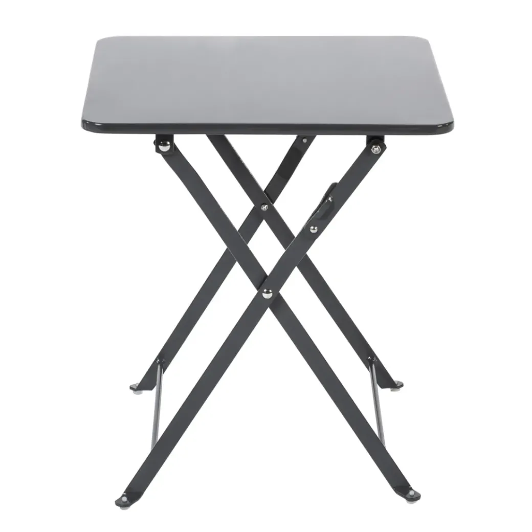 Brico Tuintafels-Central Park Bijzet Tuintafel Mini Stacy Staal Antraciet 40X40X45Cm