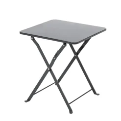 Brico Tuintafels-Central Park Bijzet Tuintafel Mini Stacy Staal Antraciet 40X40X45Cm