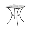 Brico Tuintafels-Central Park Bistrotafel Atri Zwart/Wit 60X60Cm