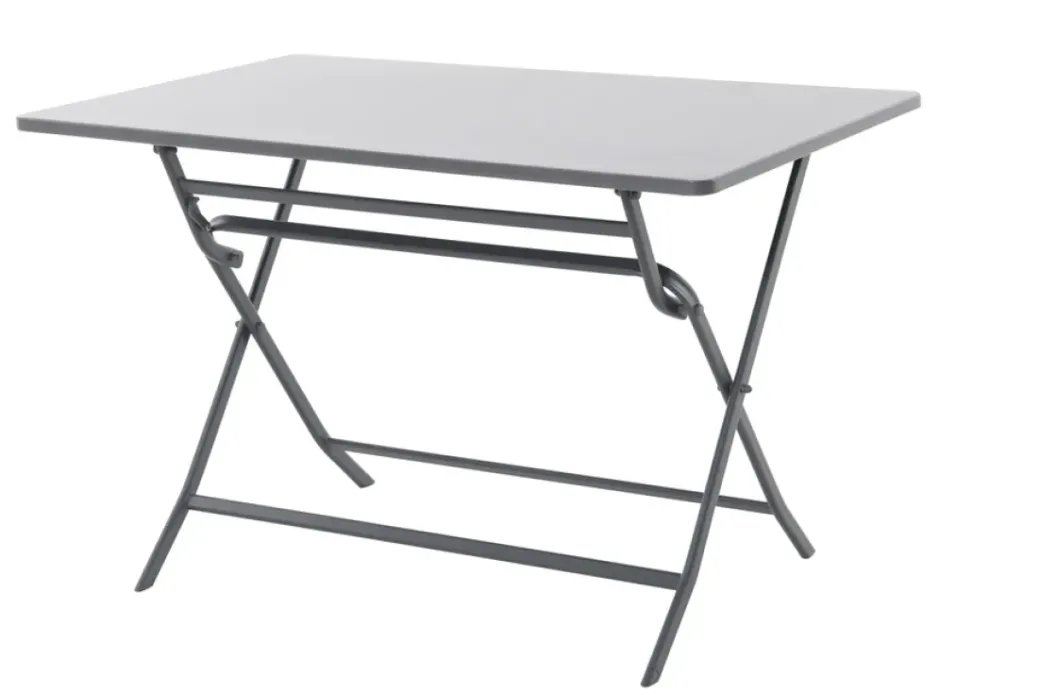 Brico Tuintafels-Central Park Bistrotafel Stacy Antraciet Staal 110X70Cm