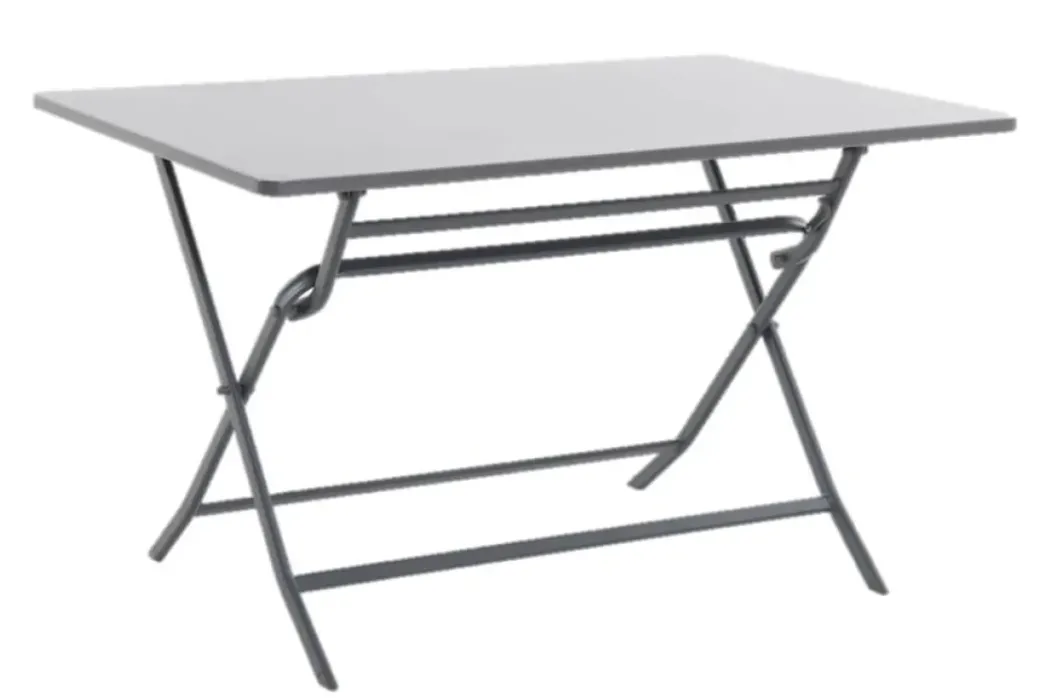 Brico Tuintafels-Central Park Bistrotafel Stacy Antraciet Staal 110X70Cm