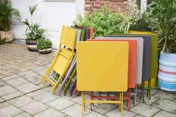 Brico Tuintafels-Central Park Bistrotafel Stacy Antraciet Staal 110X70Cm