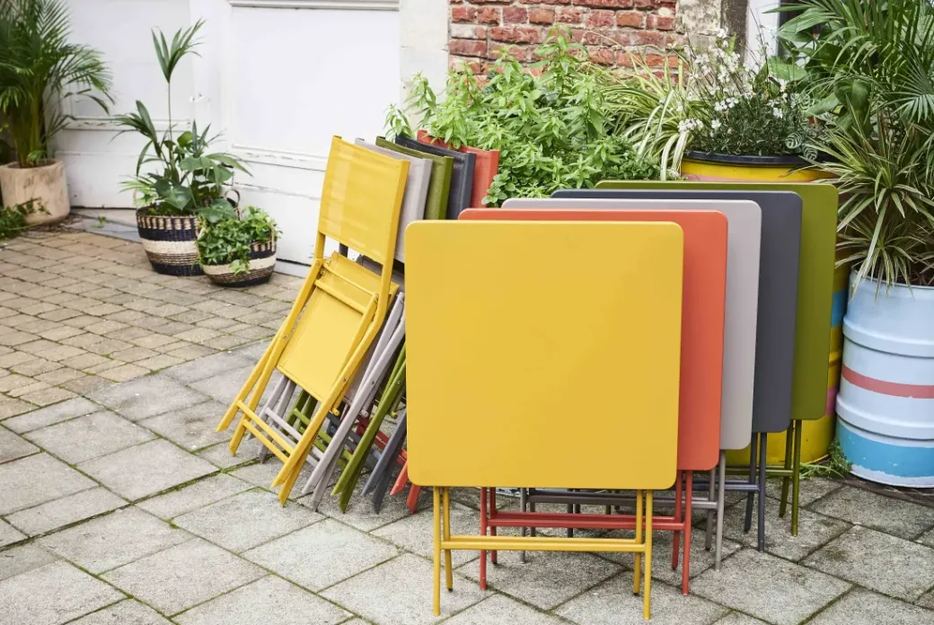 Brico Tuintafels-Central Park Bistrotafel Stacy Antraciet Staal 110X70Cm