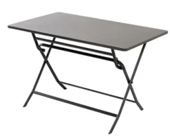 Brico Tuintafels-Central Park Bistrotafel Stacy Antraciet Staal 110X70Cm