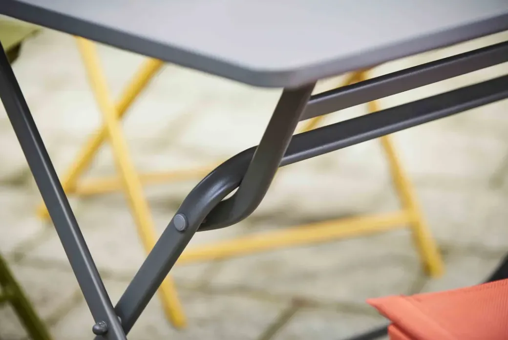 Brico Tuintafels-Central Park Bistrotafel Stacy Antraciet Staal 110X70Cm