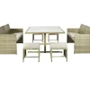 Brico Loungesets-Central Park Dining Loungeset Capri Naturel 7-Delig