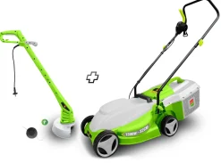Central Park Elektrische Grasmaaier 1300W 25L + Elektrische Grastrimmer 250W|Brico Sale