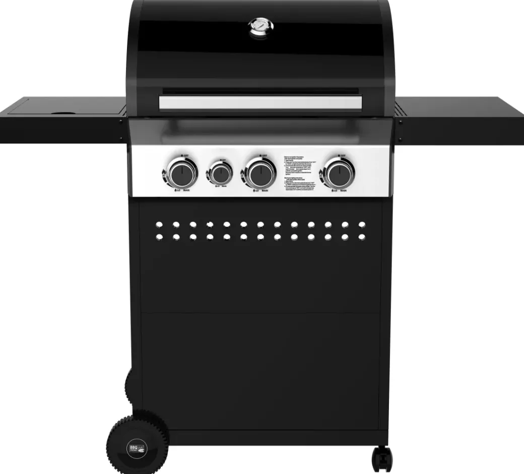 Brico Gasbarbecue-Central Park Gasbarbecue Salta Zwart 13,5Kw